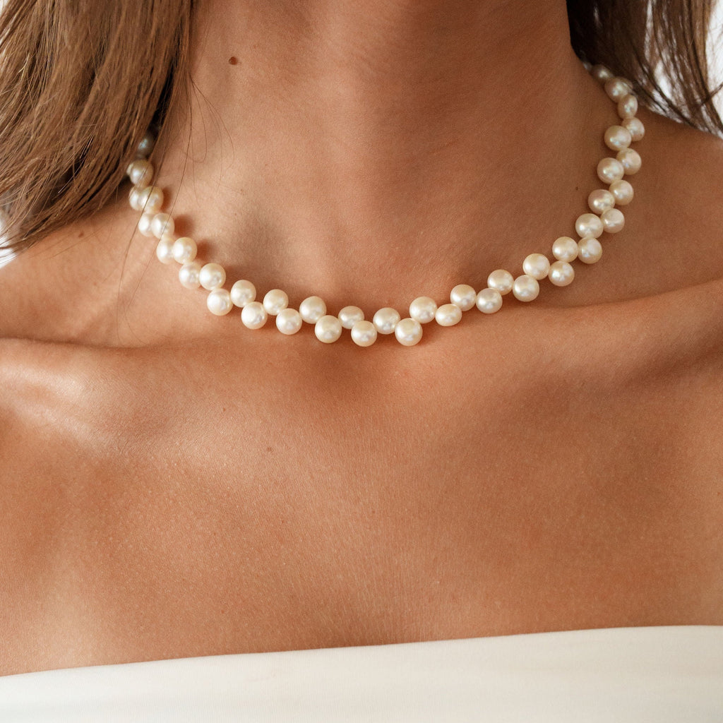 Collar Perlas Mickey