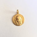 Medalla Virgen niña de oro