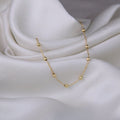 Pulsera de bolitas de oro
