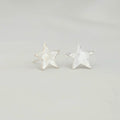 Aros estrellas de plata